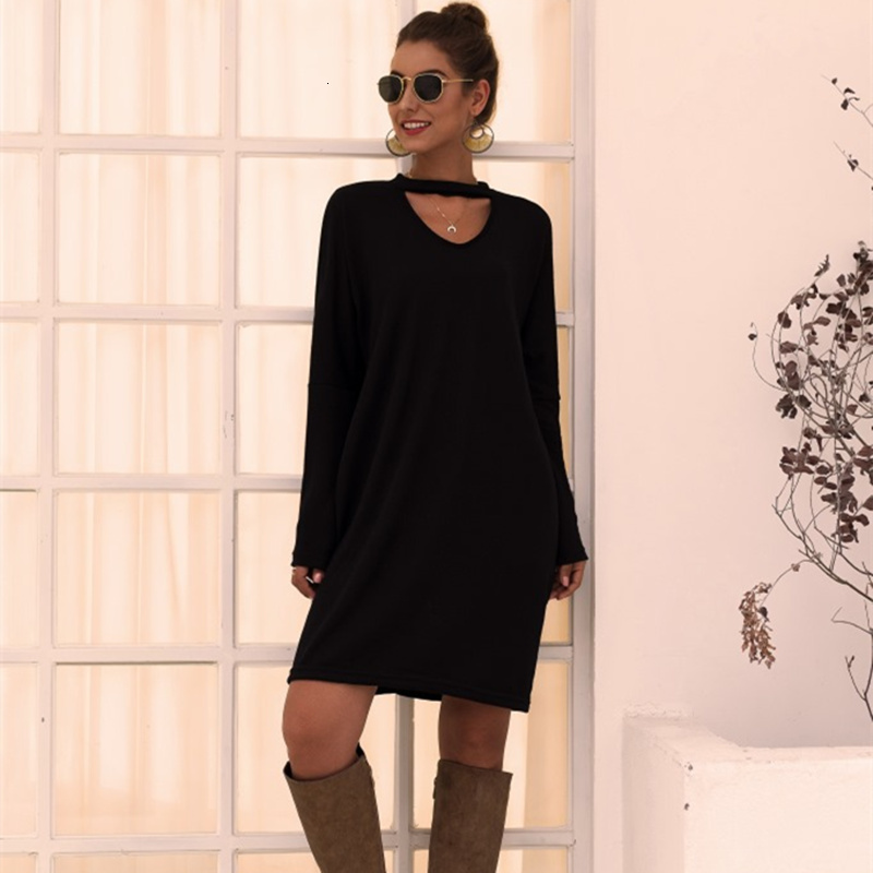 dresses Casual Plus Size Hollow Out Mini O Neck Backless Long Sleeve Loose Women Dress Fashion Autumn Trendy Ladies DressesQ3J4 EQ2D, Black
dresses Casual Plus Size Hollow Out Mini O Neck Backless Long Sleeve Loose Women Dress Fashion Autumn Trendy Ladies DressesQ3J4 EQ2D, Black