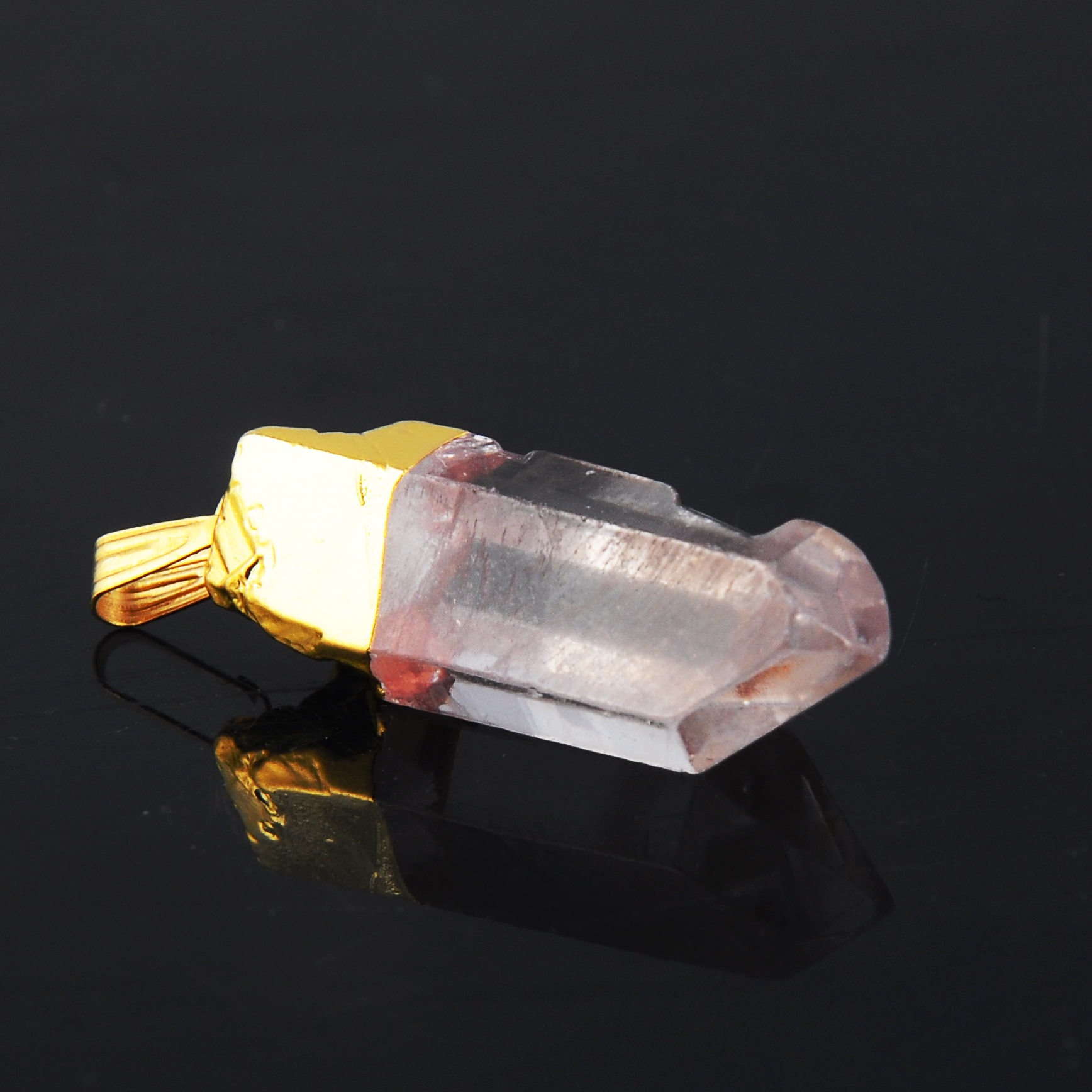 Clear Quartz Necklace Reiki Healing Crystal Pendant Spiritual Natural Irregular Raw Stone Necklaces Gemstone Jewelry for Women Men