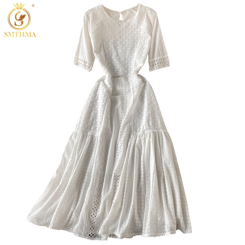 Lace Hollow Out Summer Dress Short Sleeve Long Dresses White Clothes For Full Women Vestidos 210520, Photo color
Lace Hollow Out Summer Dress Short Sleeve Long Dresses White Clothes For Full Women Vestidos 210520, Photo color