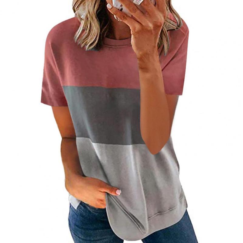 Women's T-Shirt Tunic Durable Easy To Match Loose Plus Size Short-sleeved For Sports, White
Women's T-Shirt Tunic Durable Easy To Match Loose Plus Size Short-sleeved For Sports, White