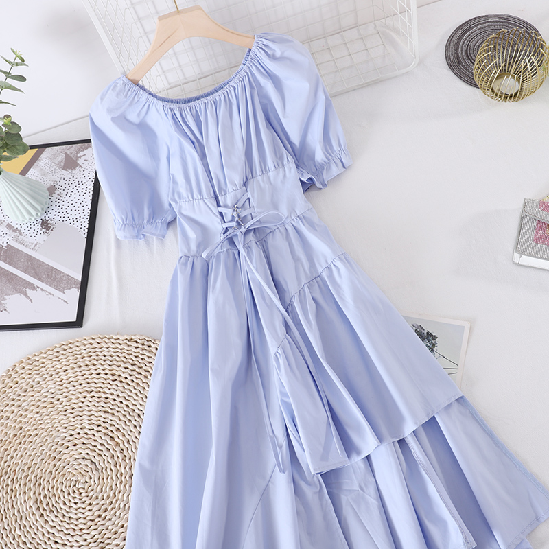 blue/white/black/pink dstring irregular dress women vintage draped vestidos female vacation beach party robe 2021 new fashion, Black;gray
blue/white/black/pink dstring irregular dress women vintage draped vestidos female vacation beach party robe 2021 new fashion, Black;gray