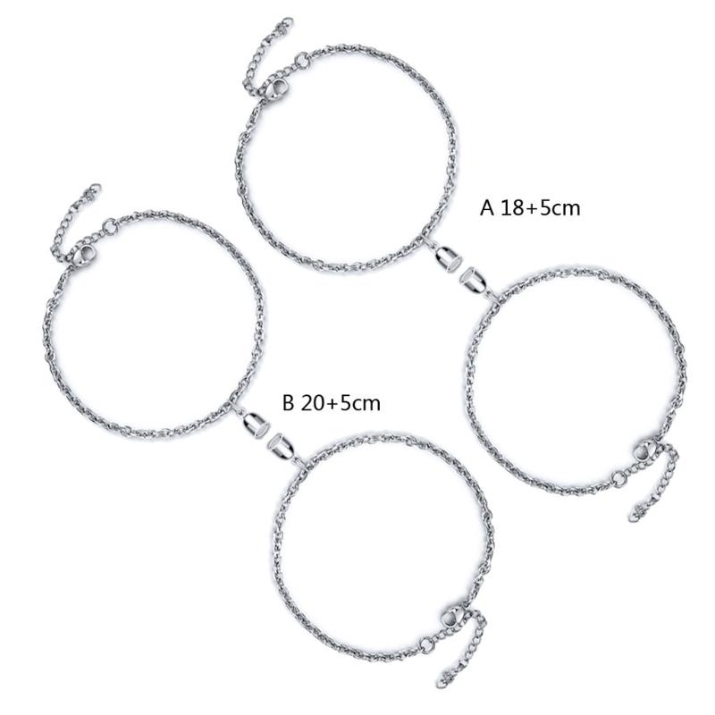 Bangle 2Pcs Stainless Steel Boyfriend Girlfriend Relationship Bracelet Love Magnetic Long Distance Kit Lover Jewelry 
Bangle 2Pcs Stainless Steel Boyfriend Girlfriend Relationship Bracelet Love Magnetic Long Distance Kit Lover Jewelry