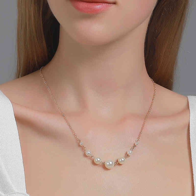 Fashion Simulated-Pearl Chokers Necklace For Women Party Costume Collar Jewelry Silver Color Charms Necklace Valentines Day Gift Y0420
Fashion Simulated-Pearl Chokers Necklace For Women Party Costume Collar Jewelry Silver Color Charms Necklace Valentines Day Gift Y0420