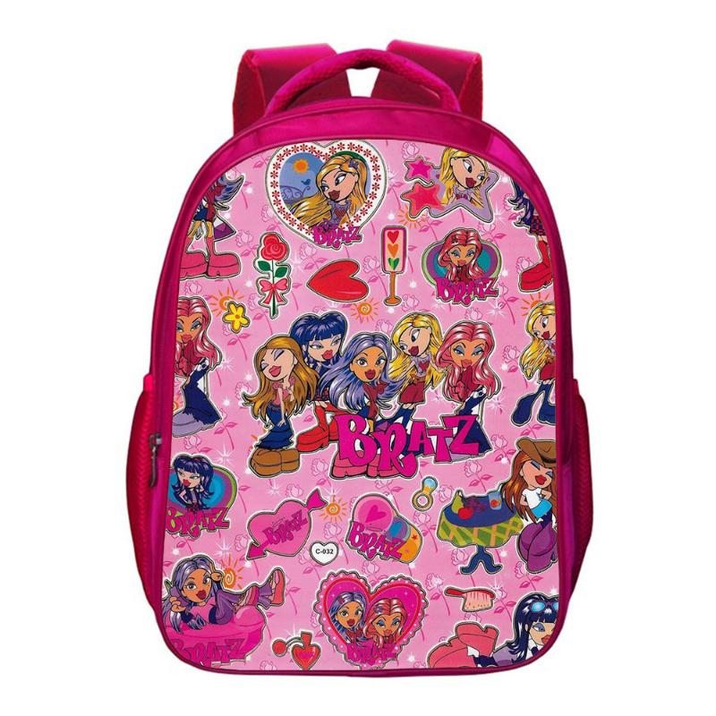 Backpack Bratz Mochila Boys Girl School Bag Teens Storage Travel Bags Children Rucksack 16 Inches, A01895-black-16ib6
Backpack Bratz Mochila Boys Girl School Bag Teens Storage Travel Bags Children Rucksack 16 Inches, A01895-black-16ib6