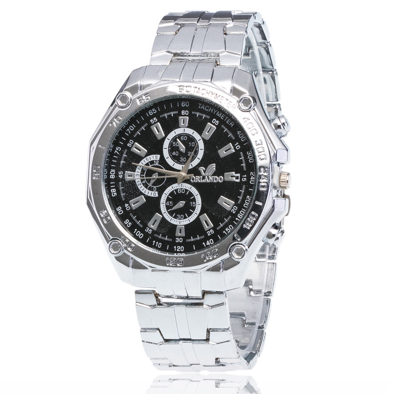 Luxury ORLANDO Men's Watches Stainless Steel Clock casual Platinum plating strap Man Quartz Sports Watch 3 color Dial Hour, Leave a message about color
Luxury ORLANDO Men's Watches Stainless Steel Clock casual Platinum plating strap Man Quartz Sports Watch 3 color Dial Hour, Leave a message about color