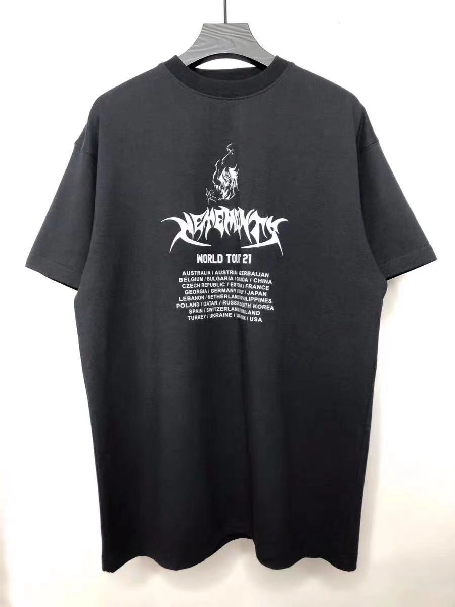 Casual Dresses vetements world tour'21 hip-hop shirt Sanskrit skull impression black female t-shirts oversize short sleeve vtm
Casual Dresses vetements world tour'21 hip-hop shirt Sanskrit skull impression black female t-shirts oversize short sleeve vtm