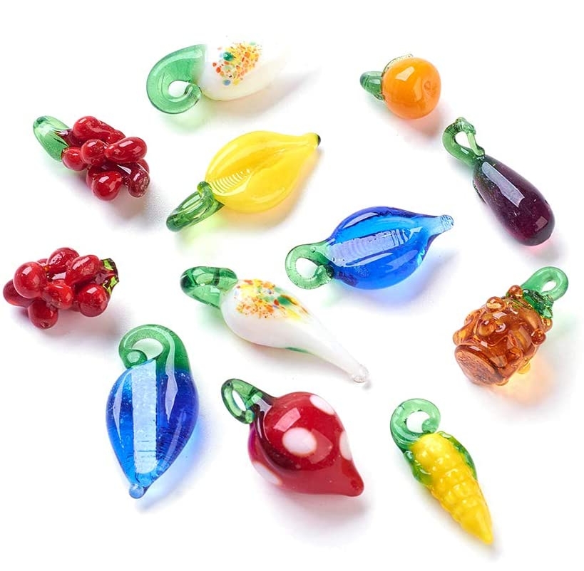 Handmade Lampwork Glass Beads Vegetable Fruit Bead Loose Spacer For DIY Beaded Bracelet Earrings Jewelry Making
Handmade Lampwork Glass Beads Vegetable Fruit Bead Loose Spacer For DIY Beaded Bracelet Earrings Jewelry Making