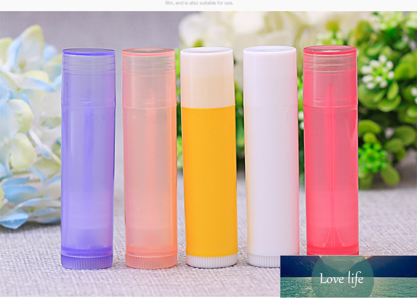 Wholesale 160pcs/lot 5g Plastic Lipstick Tube Refillable Bottles 5ml Empty Lip Balm Tube For Cosmetic Packing