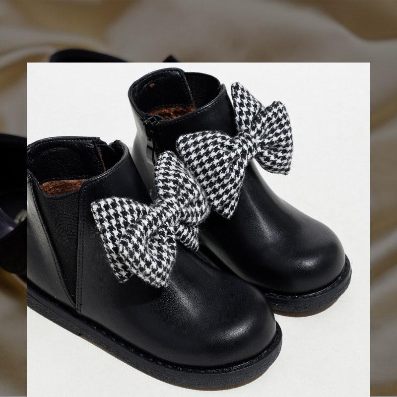 Boots British Style Short Girls Bow And Velvet 2021 Winter Zipper Black Children, Black;grey
Boots British Style Short Girls Bow And Velvet 2021 Winter Zipper Black Children, Black;grey