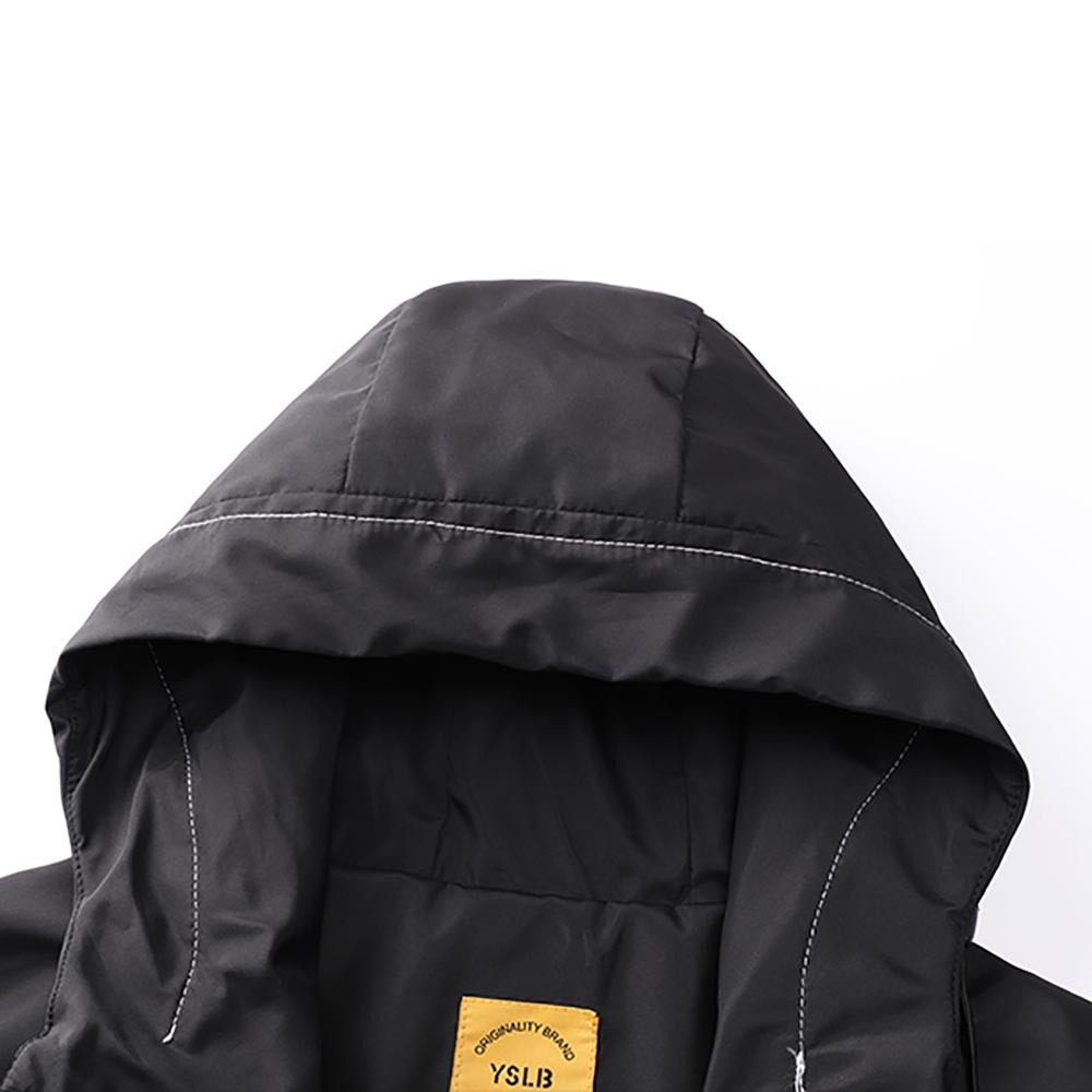 Spring Autumn Hooded Jacket est Fashion Hip Hop Casual Man Hooded Coat Slim Parka Outwear Clothes Men Jacket B0770 210518