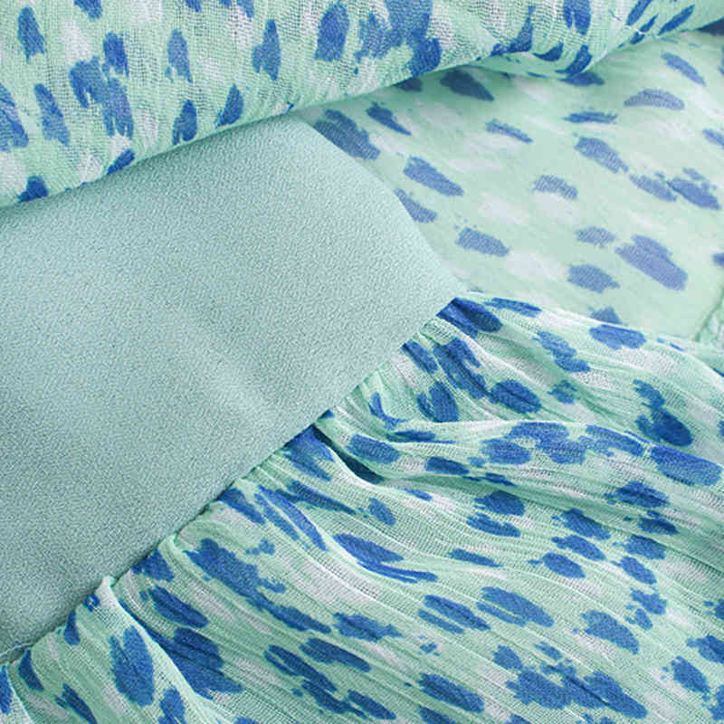 Fashion Women Bow Tie Floral Print Mini Dress Lantern Long Sleeve Chic Cake Bandage Sweet Bud es Lady Ropa De Mujer 210515