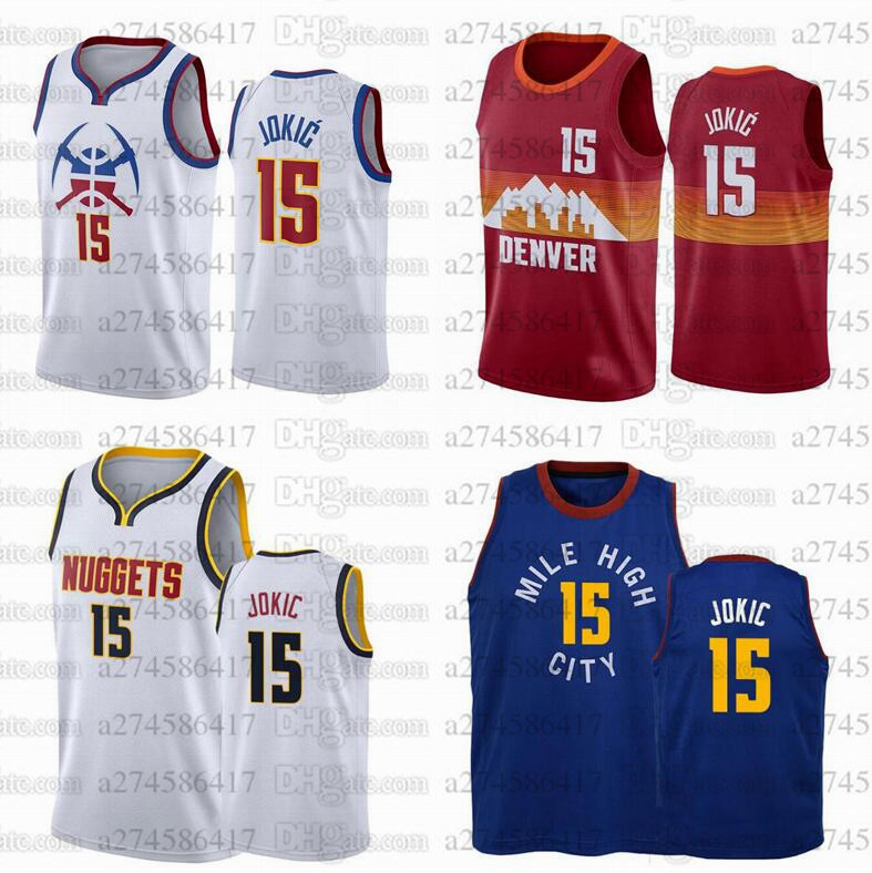 Men S-6XL basketball jersey 15 Jokic white black blue orange city Jerseys, Black;red
Men S-6XL basketball jersey 15 Jokic white black blue orange city Jerseys, Black;red