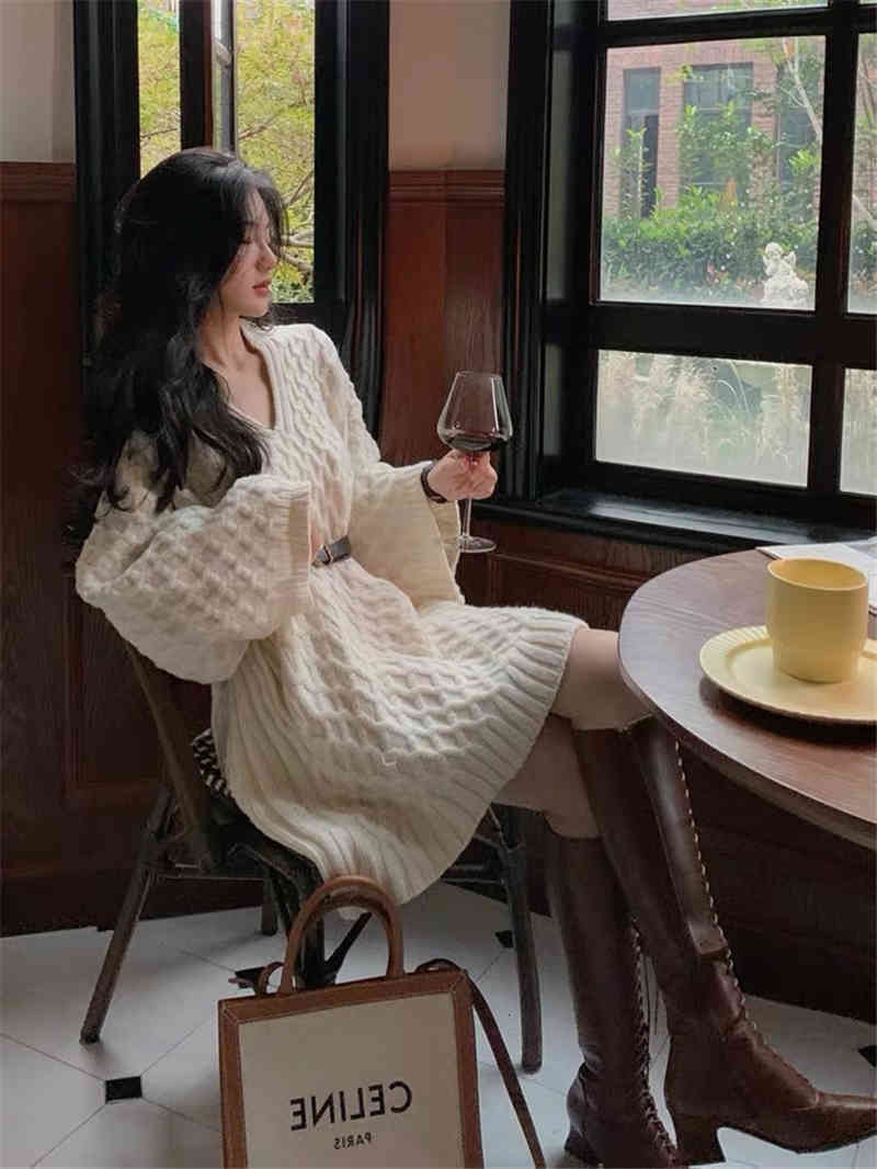 women's sweaters lmq women long sleeves with oversized v cleavage knitted down winter jumper gown lazy korean style lm6b, White;black
women's sweaters lmq women long sleeves with oversized v cleavage knitted down winter jumper gown lazy korean style lm6b, White;black