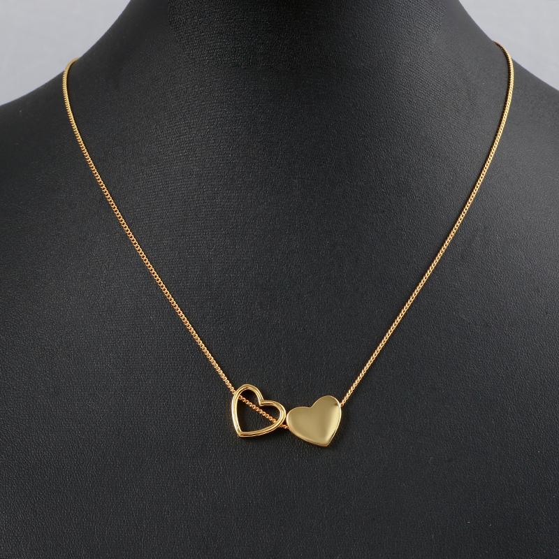 Pendant Necklaces European And American Style Heart-to-heart Necklace Hollow Love Double Heart Clavicle Chain Niche Light Luxury Gift Female
Pendant Necklaces European And American Style Heart-to-heart Necklace Hollow Love Double Heart Clavicle Chain Niche Light Luxury Gift Female
