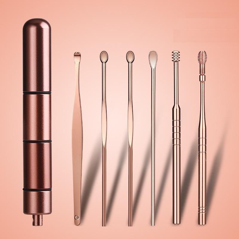 Electric Nose & Ear Trimmers Wax Removal Cleaning Tool Kit 6 PCS Stainless Steel Curette Earwax With Spiral Spring Cleaner Pick
Electric Nose & Ear Trimmers Wax Removal Cleaning Tool Kit 6 PCS Stainless Steel Curette Earwax With Spiral Spring Cleaner Pick