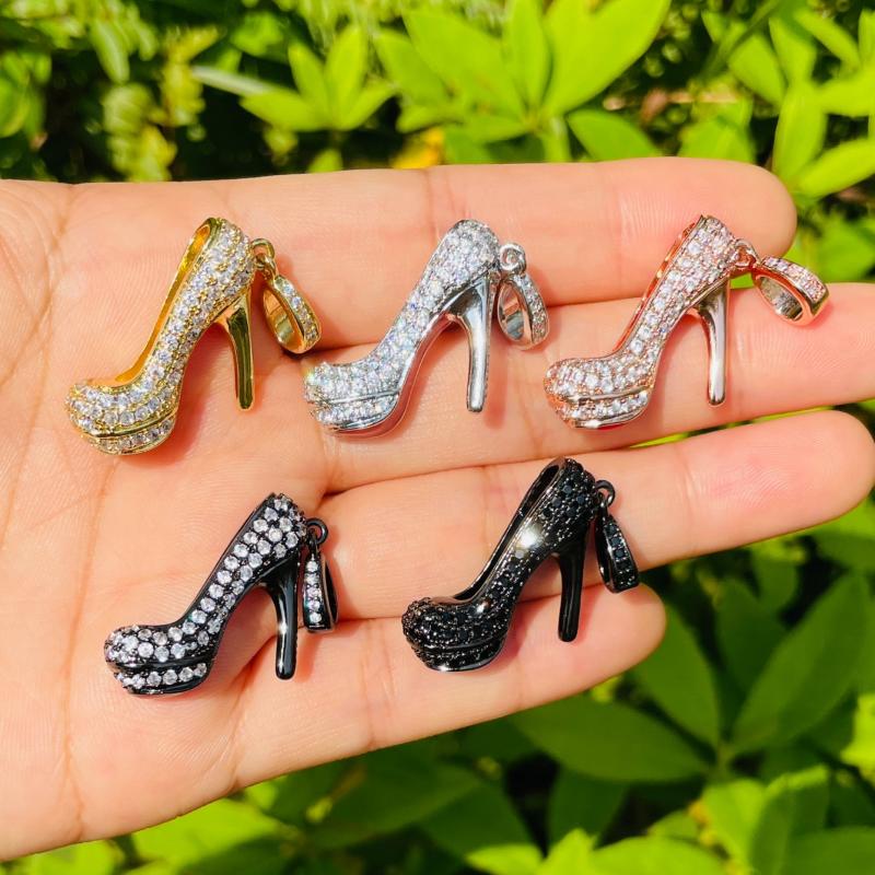 Charms 5pcs 3D Bling Red Bottom High Heel Shoe For Women Bracelet Necklace Making Gold Plated Pendant Handmade Jewelry Findings
Charms 5pcs 3D Bling Red Bottom High Heel Shoe For Women Bracelet Necklace Making Gold Plated Pendant Handmade Jewelry Findings