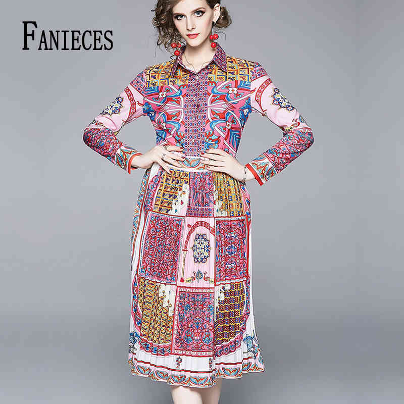 FANIECES High Quality Fashion Designer Runway Dress Autumn Women Long Sleeve Vintage Floral Printed Casual Elegant Dresses 210520, Lavender
FANIECES High Quality Fashion Designer Runway Dress Autumn Women Long Sleeve Vintage Floral Printed Casual Elegant Dresses 210520, Lavender