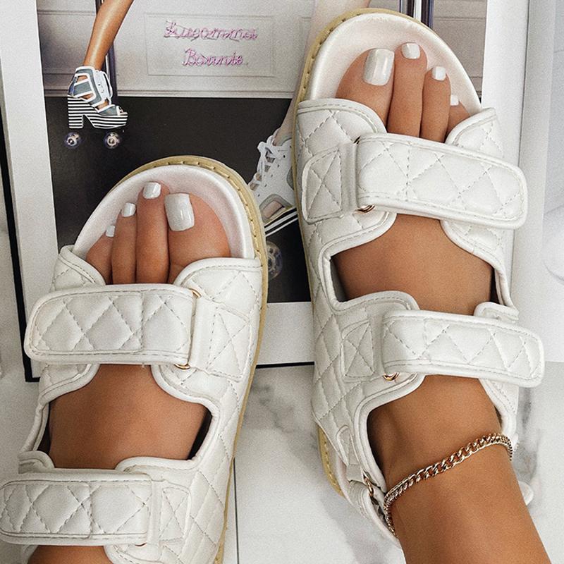 Sandals Women's Arrival Fashion Tape Soft And Comfortable Casual Beach Flat Summer Shoes For Women