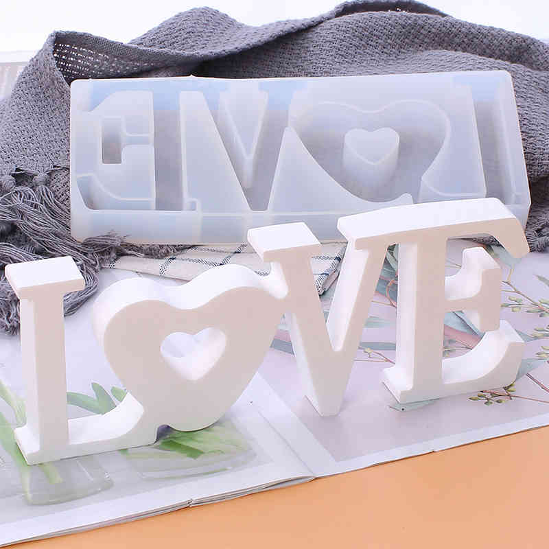 1Pcs Crystal Drop Glue Mold DIY Craft White Silicone Jewelry Handmade Multi Purpose Love Heart Shape Reusable