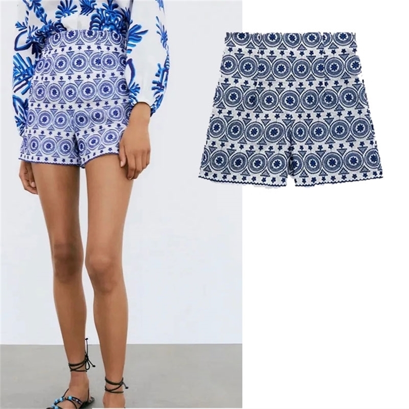Nlzgmsj Za shorts Women Summer Sexy Embroidered Shorts Flowers Print Elegant High Waist Mujer 06 210722, As picture
Nlzgmsj Za shorts Women Summer Sexy Embroidered Shorts Flowers Print Elegant High Waist Mujer 06 210722, As picture