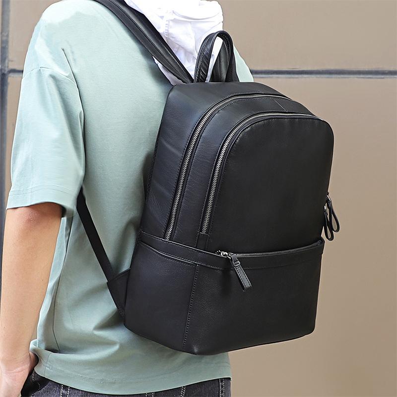 School Bags Sbirds Casual Leather Backpack Outdoor Top Layer Cowhide Student Bag Genuine Sports 14 Inch, Black
School Bags Sbirds Casual Leather Backpack Outdoor Top Layer Cowhide Student Bag Genuine Sports 14 Inch, Black
