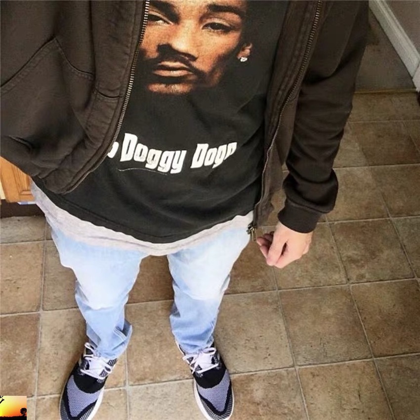 Snopp Dogg T-Shirt Men Women Oversized T Shirt streetwear big avatar drop 210420