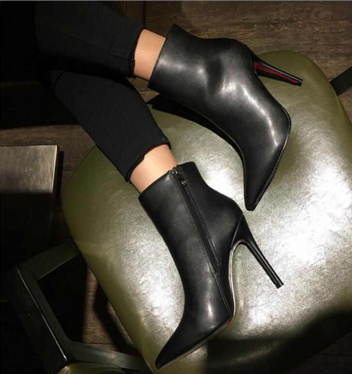 2022 Classics Women Pointed Boots Red High Heel Bottoms Booties Shoes 8cm 10cm Winter Leather Ankle Boot 35-42 ufgdrdf, Black
2022 Classics Women Pointed Boots Red High Heel Bottoms Booties Shoes 8cm 10cm Winter Leather Ankle Boot 35-42 ufgdrdf, Black