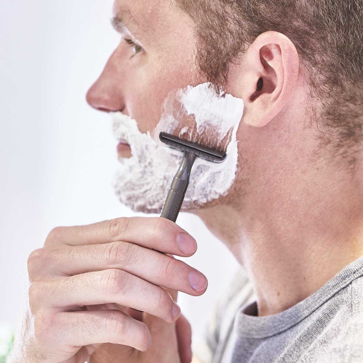 HAWARD Men's Double Edge Safety Razor Classic Metal Manual Shaving Razor With 10 Blades Reusable&Zero Wste&Eco Friendly P0817