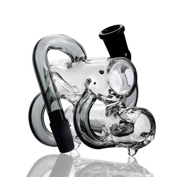 Double Chamber 14mm Ash catcher bubbler 90 Degree Ash Catcher 18mm joint For Hookahs bong