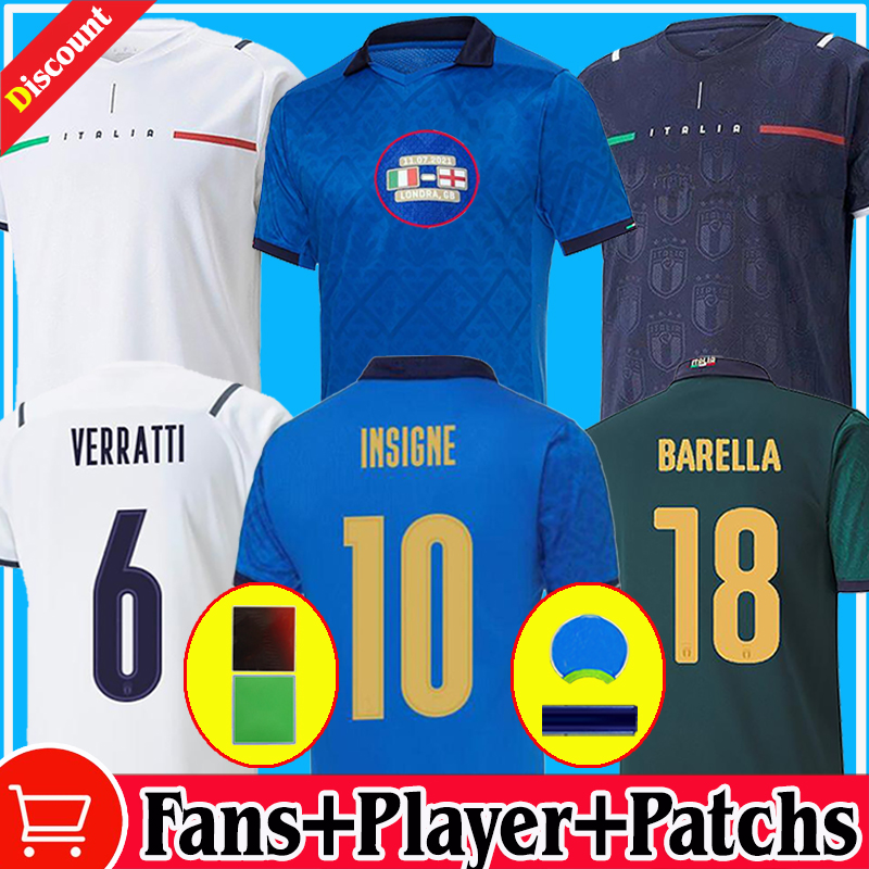 2021 2022 Fans Player Version Italy final Soccer Jerseys BONUCCI BARELLA INSIGNE 20 21 22 CHIELLINI Italia VERRATTI Maglie da calcio CHIESA MEN KIDS FOOTBALL SHIRTS, Retro 1996 away white
2021 2022 Fans Player Version Italy final Soccer Jerseys BONUCCI BARELLA INSIGNE 20 21 22 CHIELLINI Italia VERRATTI Maglie da calcio CHIESA MEN KIDS FOOTBALL SHIRTS, Retro 1996 away white
