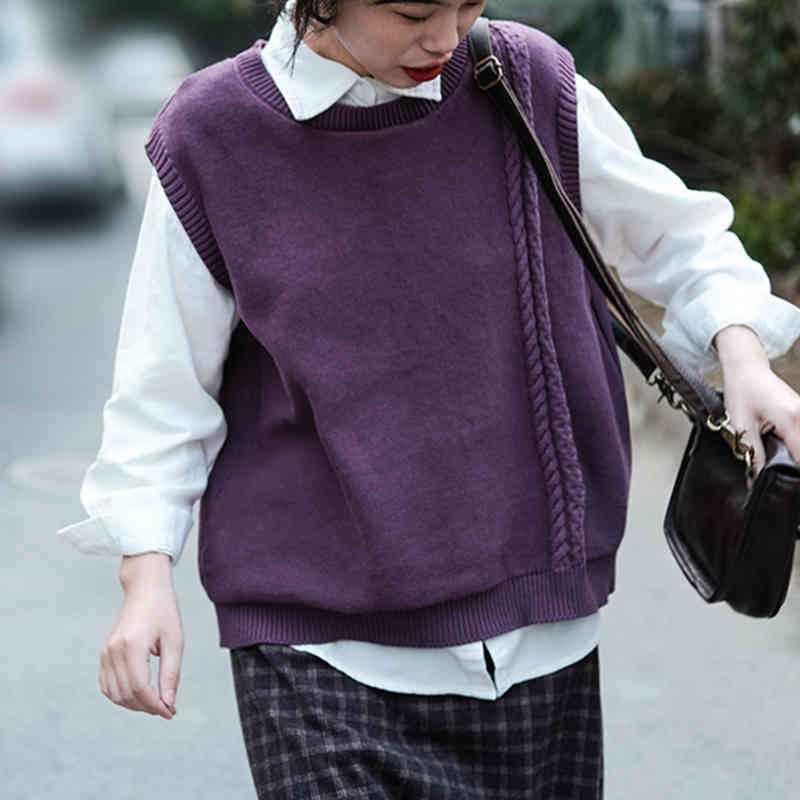 Johnature Vintage Spring Women Sweaters Vests O-neck Solid Color Loose Female Retro Casual Knitted Sweaters Coats 210521, Beige
Johnature Vintage Spring Women Sweaters Vests O-neck Solid Color Loose Female Retro Casual Knitted Sweaters Coats 210521, Beige