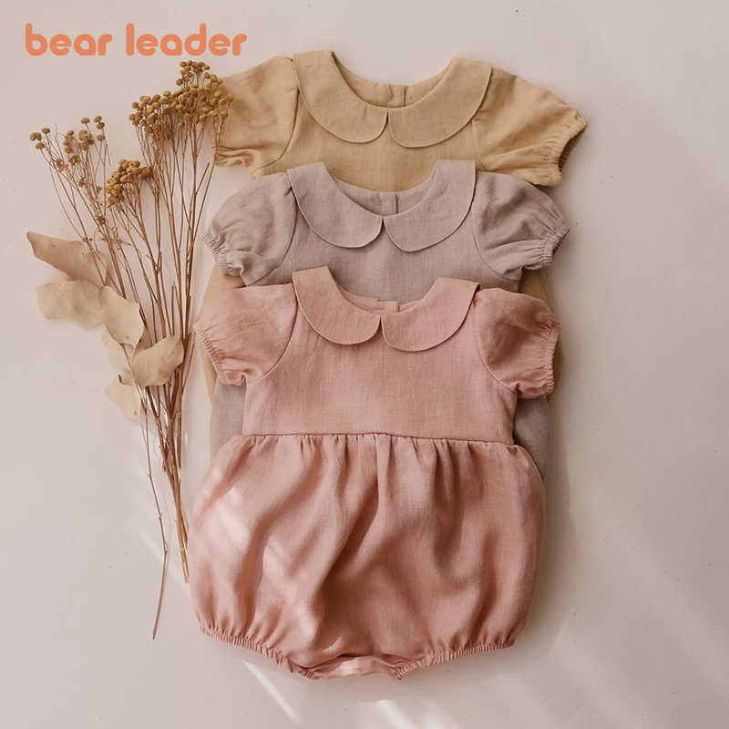 Bear Leader born Baby Casual Rompers Cute Cotton Infant Girls Summer Clothes Toddler Fashion Solid Color Jumpsuits 0-2 Years 210708, Yellow
Bear Leader born Baby Casual Rompers Cute Cotton Infant Girls Summer Clothes Toddler Fashion Solid Color Jumpsuits 0-2 Years 210708, Yellow