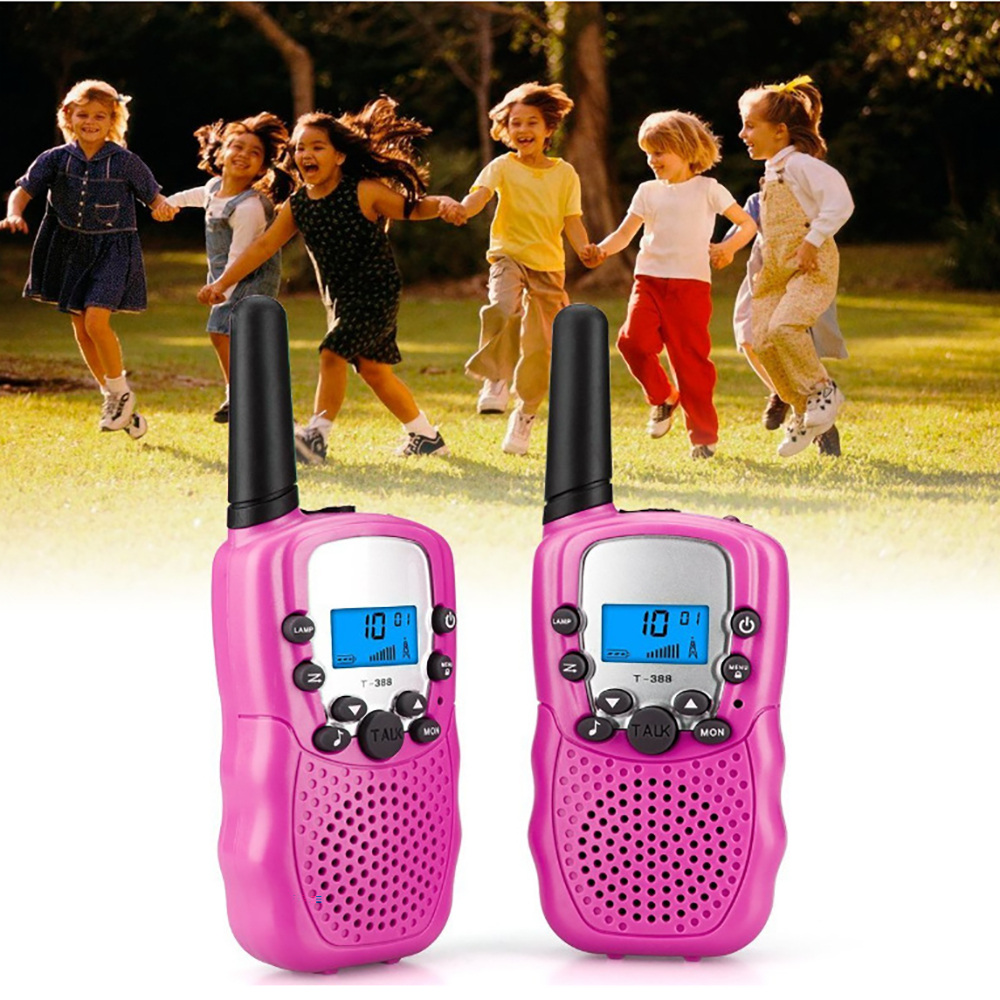 T388 Children Radio Toy Walkie Talkie Kids Radios UHF Two Way T-388 Children's Walk Talkies Pair For Boys