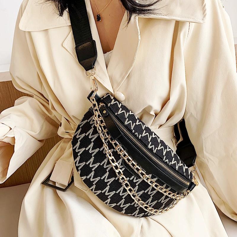 Waist Bags 2021Women's Designer Chest Bag High Quality Crossbody Female Purses Women Cotton Trendy Luxury Handbag
Waist Bags 2021Women's Designer Chest Bag High Quality Crossbody Female Purses Women Cotton Trendy Luxury Handbag