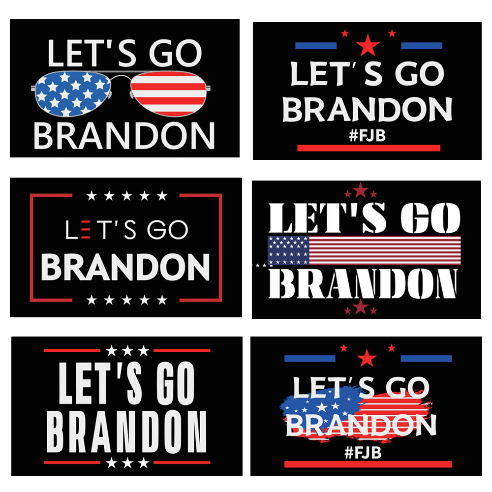 Let's go Brandon trump election flag double sided presidential flag 150 * 90cm