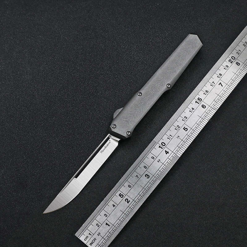 Nimoknives & Fatdragon original design D2 blade aviation aluminumt6-6061 handle Hard oxidation Outdoor EDC hunting tactical knives
Nimoknives & Fatdragon original design D2 blade aviation aluminumt6-6061 handle Hard oxidation Outdoor EDC hunting tactical knives