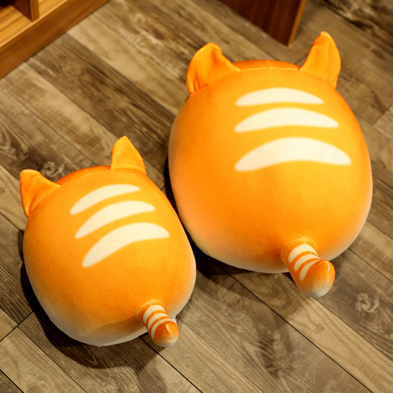 30/40cm Cute Cartoon Anime Bread Biscuit Cat Toy Pet Pillow Plush Animal Toy Doll Home Sofa Boy Girl Birthday Gift