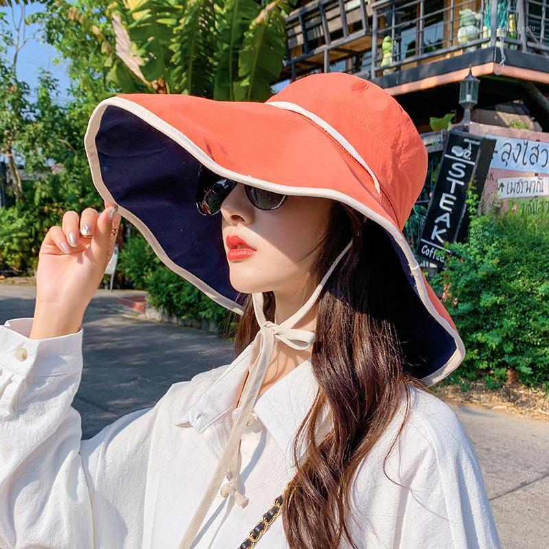 Big Overhang Face Summer 2022 Sunshade Sunblock Hat Travel Versatile Korean Version Fisherman For Woman Wide Brim Hats, Blue;gray
Big Overhang Face Summer 2022 Sunshade Sunblock Hat Travel Versatile Korean Version Fisherman For Woman Wide Brim Hats, Blue;gray