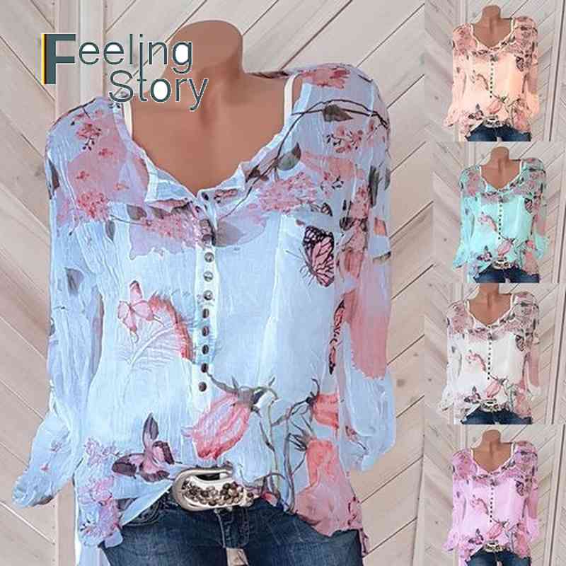 Plus Size Women Tops Summer and Blouses Long Sleeve Shirt O-Neck Tunic White Chiffon Blouse Top 210603
Plus Size Women Tops Summer and Blouses Long Sleeve Shirt O-Neck Tunic White Chiffon Blouse Top 210603