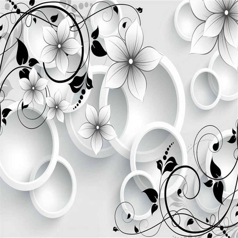 3d customized wallpaper 3D stereo mural circle five petal flower wallpapers TV background wall, Black
3d customized wallpaper 3D stereo mural circle five petal flower wallpapers TV background wall, Black