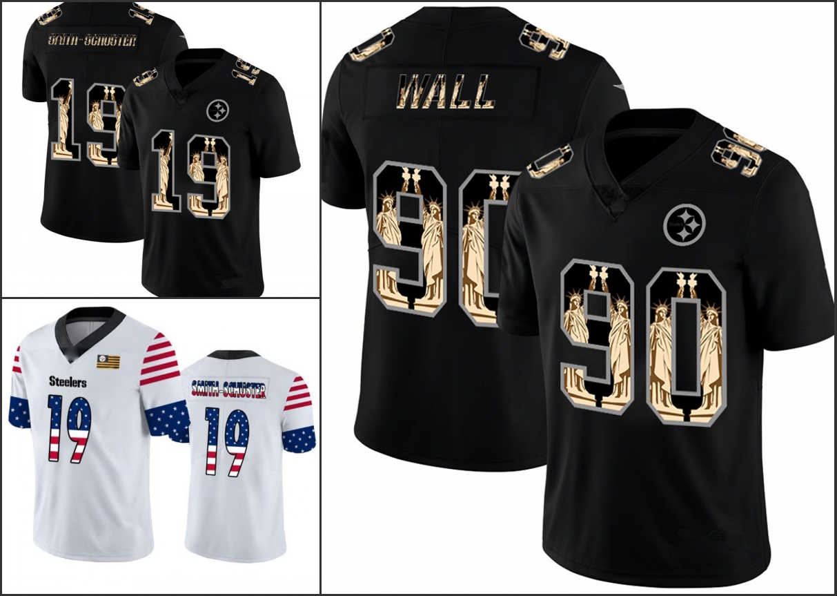 Pittsburgh„Steelers„Men #90 T.J. Watt 19 JuJu Smith-Schuster Women Youth Limited Football Jersey Pittsburgh„Steelers„Men #90 T.J. Watt 19 JuJu Smith-Schuster Women Youth Limited Football Jersey