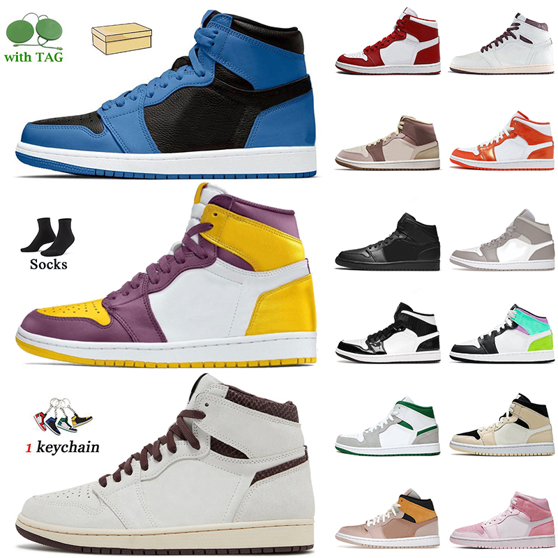 Top Quality Basketball Shoes High OG Men Women Jumpman 1 1s Brotherhood A Ma Maniere Mid Linen Dark Marina Blue Triple Black Bordeaux Fragment Mens Trainers Sneakers, B16 dark mocha 36-47
Top Quality Basketball Shoes High OG Men Women Jumpman 1 1s Brotherhood A Ma Maniere Mid Linen Dark Marina Blue Triple Black Bordeaux Fragment Mens Trainers Sneakers, B16 dark mocha 36-47