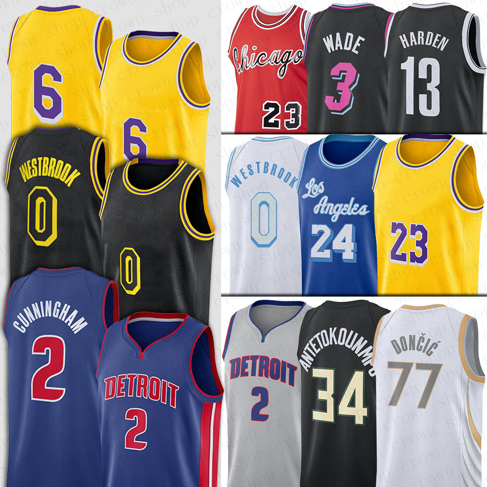 Cade 2 Cunningham Detroit Basketball Jerseys Russell 0 Westbrook Dwayne Dwyane Doncic 3 Wade Harden RJ Luka LaMelo Barrett Ball Jersey, Men
Cade 2 Cunningham Detroit Basketball Jerseys Russell 0 Westbrook Dwayne Dwyane Doncic 3 Wade Harden RJ Luka LaMelo Barrett Ball Jersey, Men
