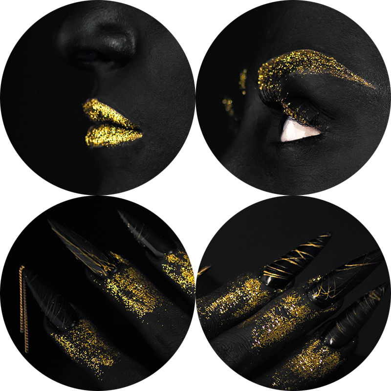 Black Gold Woman Poster Canvas Paintings Wall Art Pictures For Living Room Modern Home Decoration Posters And Prints No Frame