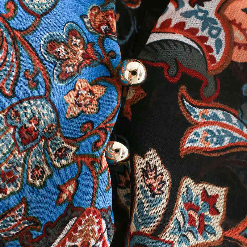 Foridol Floral Print Blouse Shirt Women's Clothing Transparent Ruffle Vintage Button Ladies Shirts Long Sleeve Tops New 210415