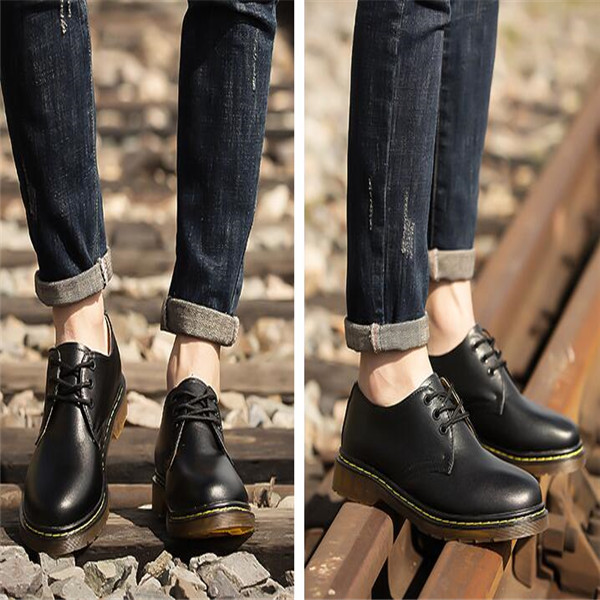 Dr Martins Designer Split Leather Men Women Martin boots fashion Snow Boots autumn winter Men Women Dress Shoes