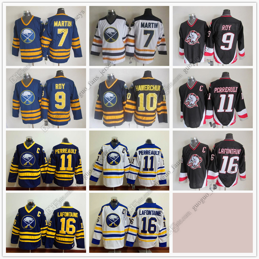 Vintage Ice Hockey Jerseys 7 Rick Martin 9 Derek Roy 10 Hawerchuk Navy 11 Gilbert Perreault 16 Pat LaFontaine High Quality Jersey, Black;red
Vintage Ice Hockey Jerseys 7 Rick Martin 9 Derek Roy 10 Hawerchuk Navy 11 Gilbert Perreault 16 Pat LaFontaine High Quality Jersey, Black;red