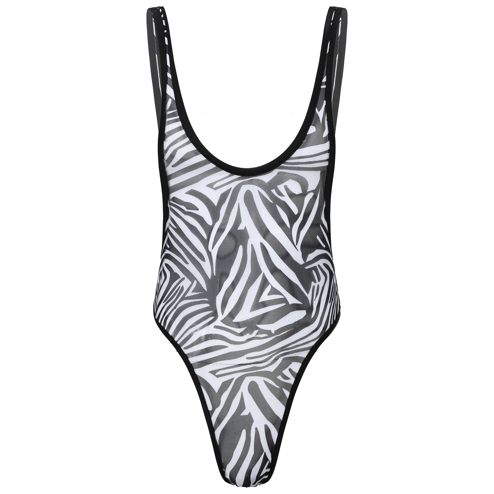 Mens Lingerie Singlet Bodysuit Underwear Sheer Mesh Zebra Strechy Jumpsuit Romper Erotic Sexy Gay Male Clubwear
Mens Lingerie Singlet Bodysuit Underwear Sheer Mesh Zebra Strechy Jumpsuit Romper Erotic Sexy Gay Male Clubwear