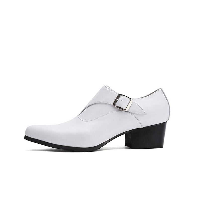 Dress Shoes Leather Mens Genuine High Heels Pointed Toe Increased Designer Wedding Man Footwear White Black Office Work
Dress Shoes Leather Mens Genuine High Heels Pointed Toe Increased Designer Wedding Man Footwear White Black Office Work