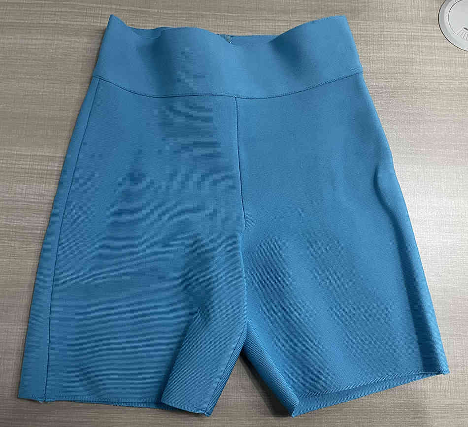 Free Casual Sports Bandage Shorts Women'S Solid Color Red Gray White Tight Elastic 210524